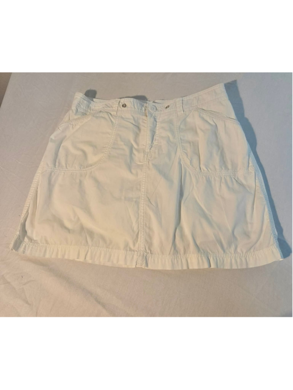 White Stag Women’s Stretch Cotton Twill Utility Skort White Size 6 W-205